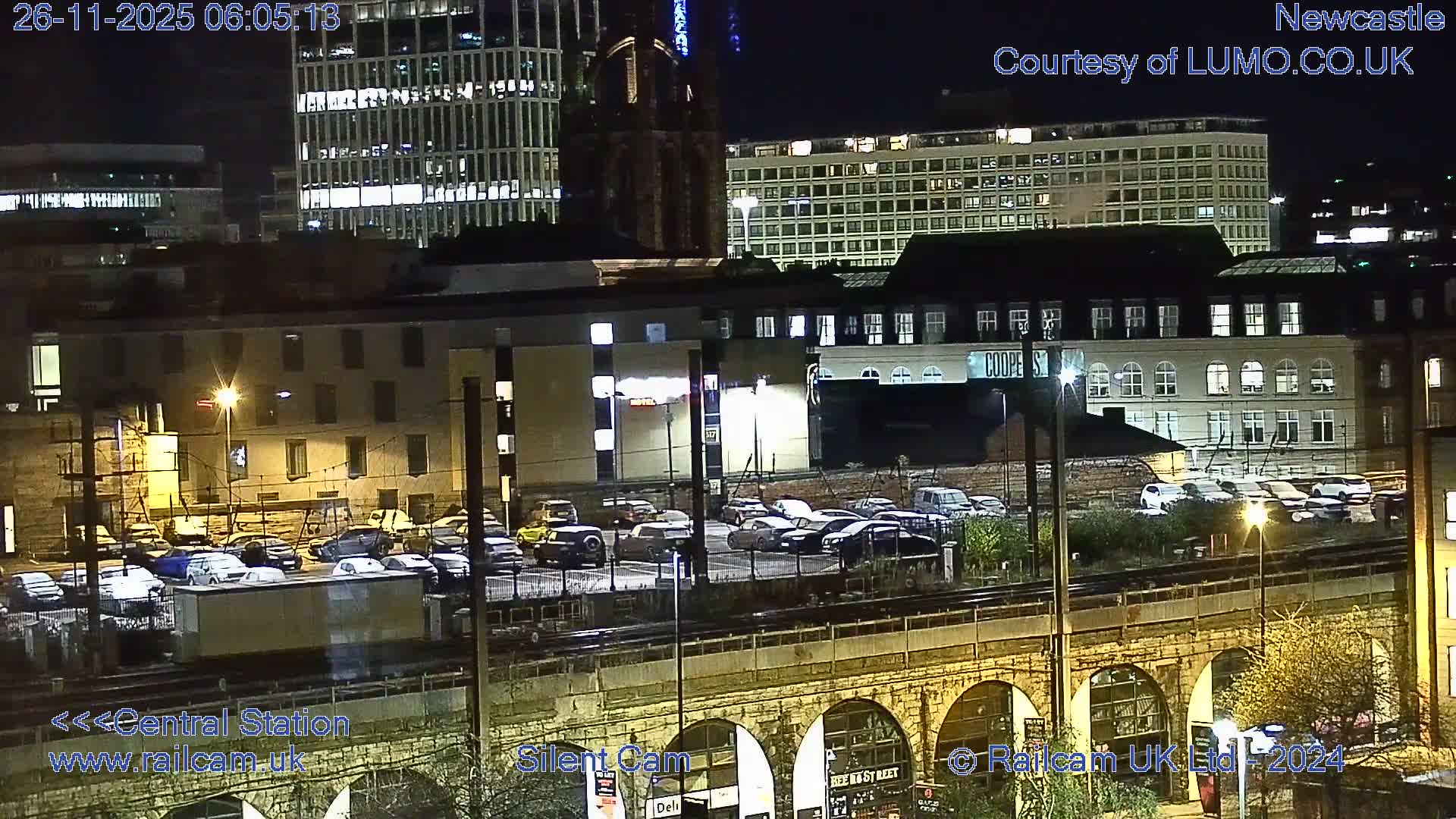 Newcastle upon Tyne Central Station Northeast Approach & Center Live Cam - Tyne and Wear, North East, England, United Kingdom