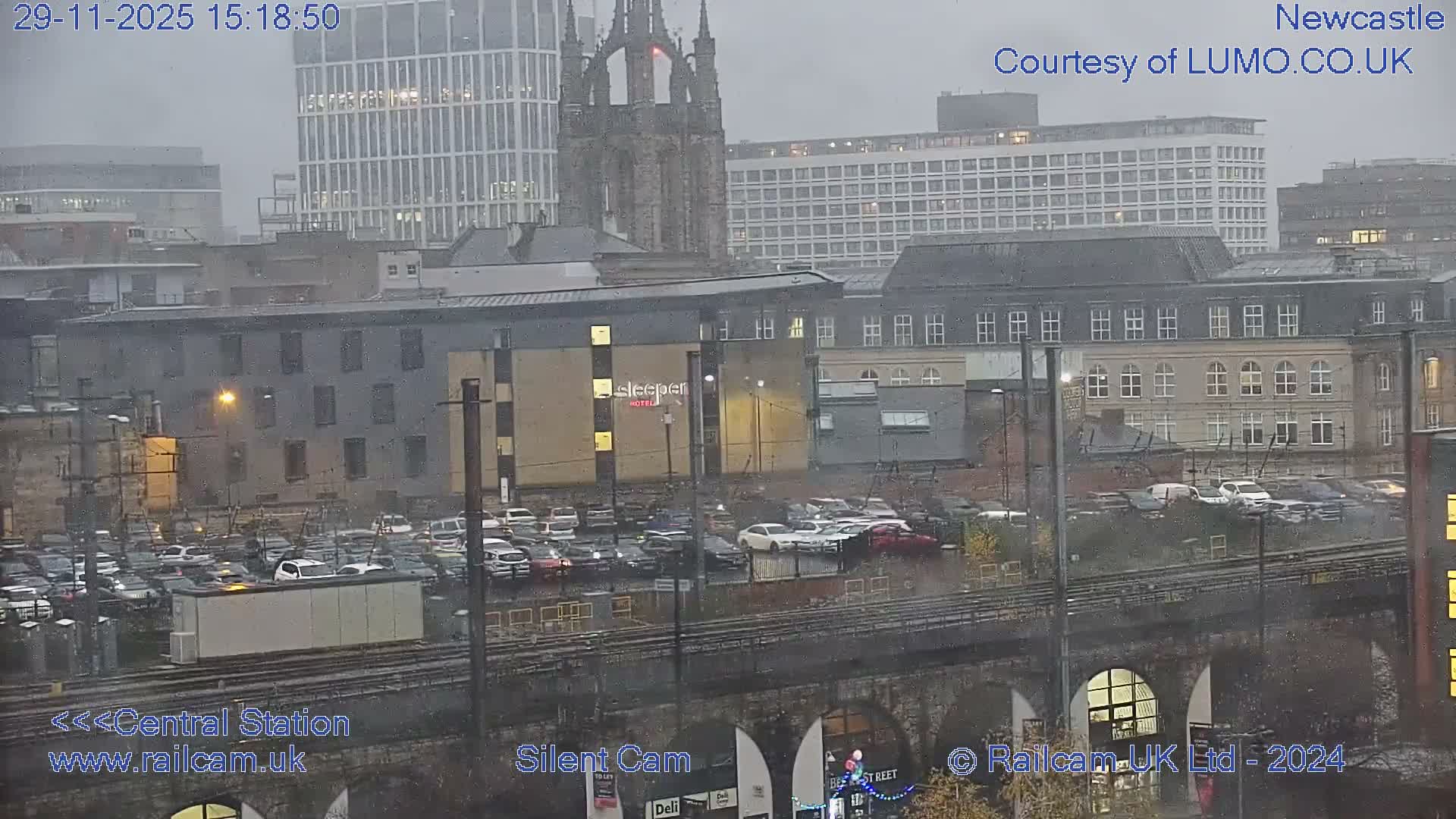 Newcastle upon Tyne Central Station Northeast Approach & Center Live Cam - Tyne and Wear, North East, England, United Kingdom