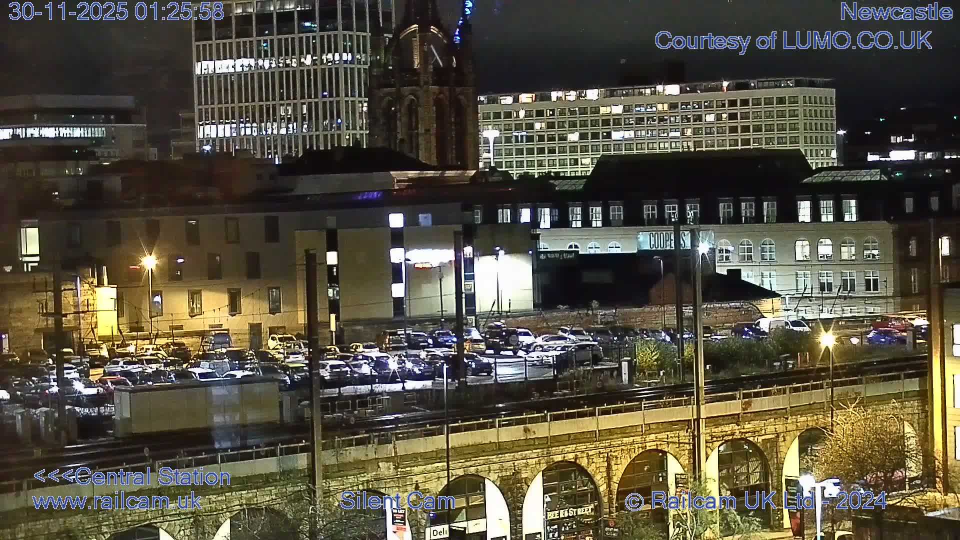 Newcastle upon Tyne Central Station Northeast Approach & Center Live Cam - Tyne and Wear, North East, England, United Kingdom
