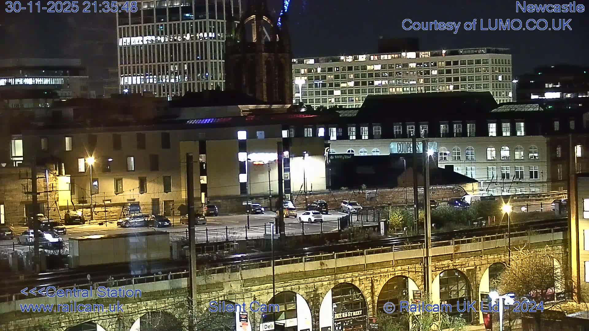 Newcastle upon Tyne Central Station Northeast Approach & Center Live Cam - Tyne and Wear, North East, England, United Kingdom