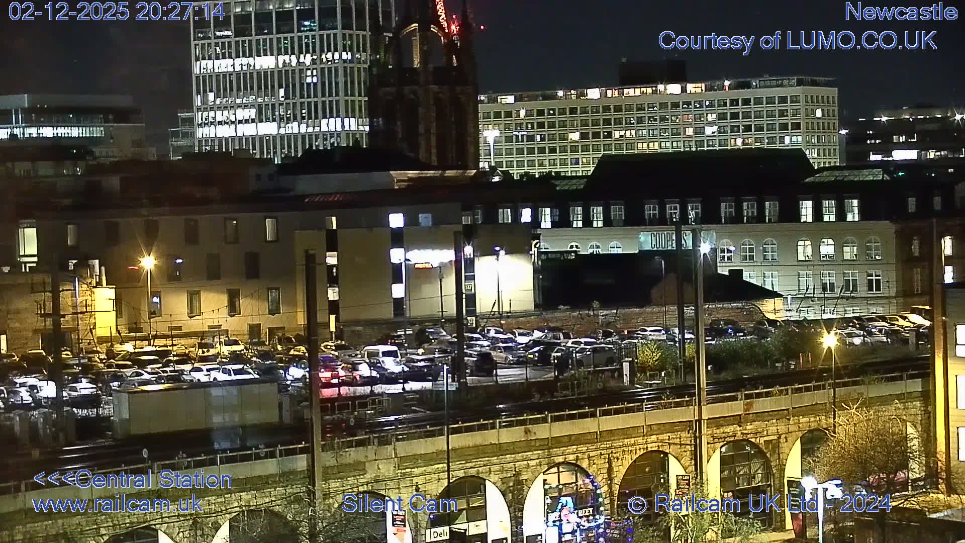 Newcastle upon Tyne Central Station Northeast Approach & Center Live Cam - Tyne and Wear, North East, England, United Kingdom