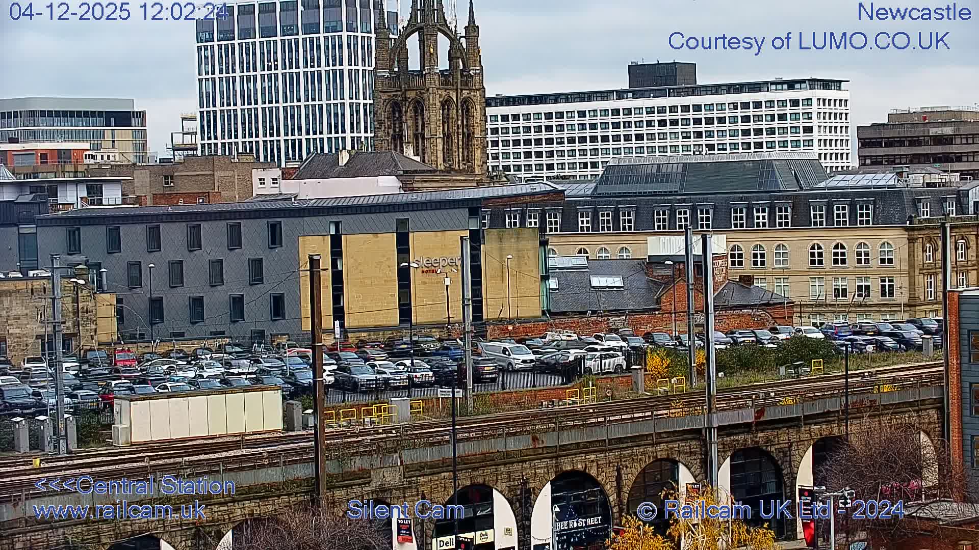 Newcastle upon Tyne Central Station Northeast Approach & Center Live Cam - Tyne and Wear, North East, England, United Kingdom