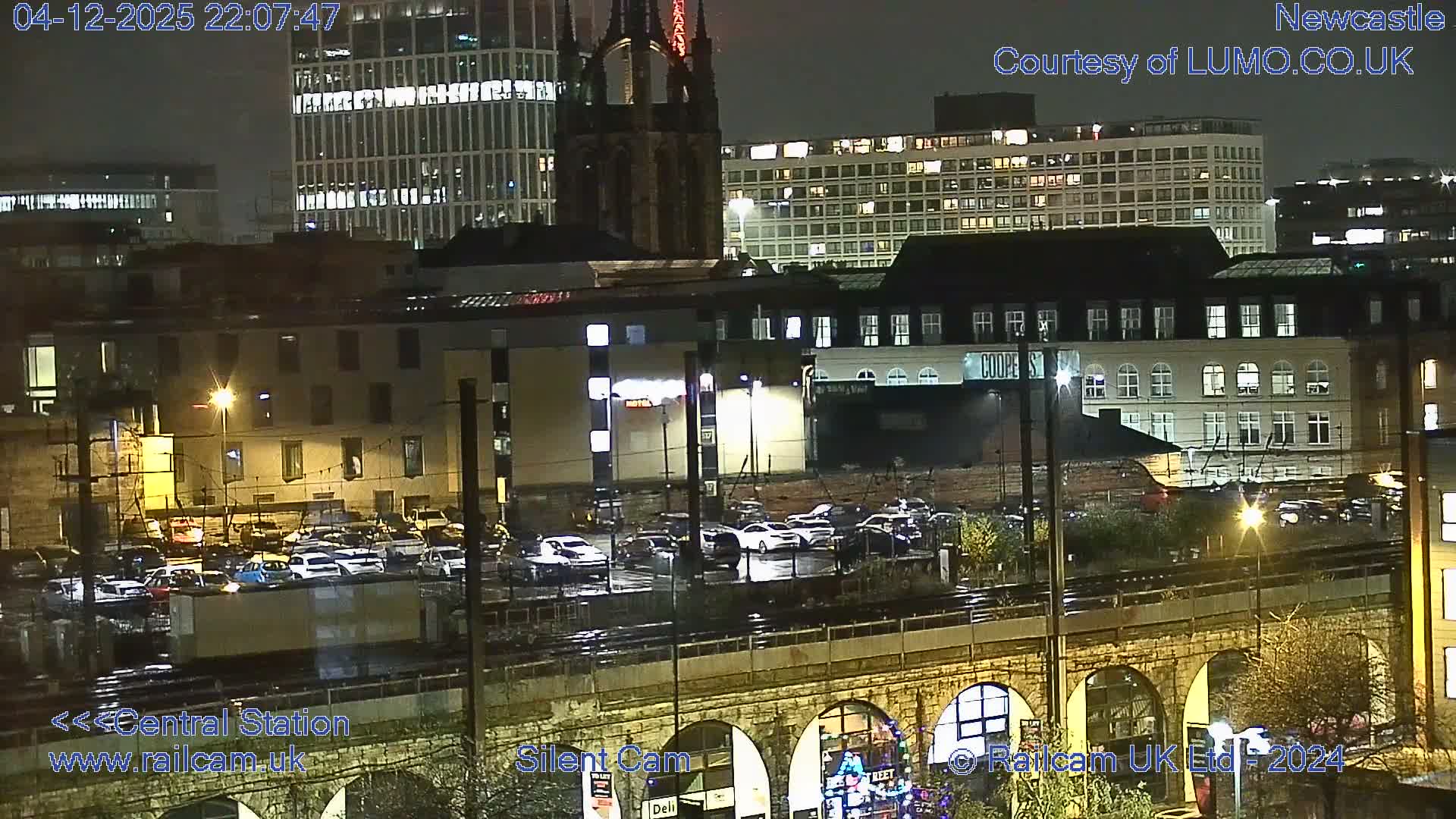 Newcastle upon Tyne Central Station Northeast Approach & Center Live Cam - Tyne and Wear, North East, England, United Kingdom