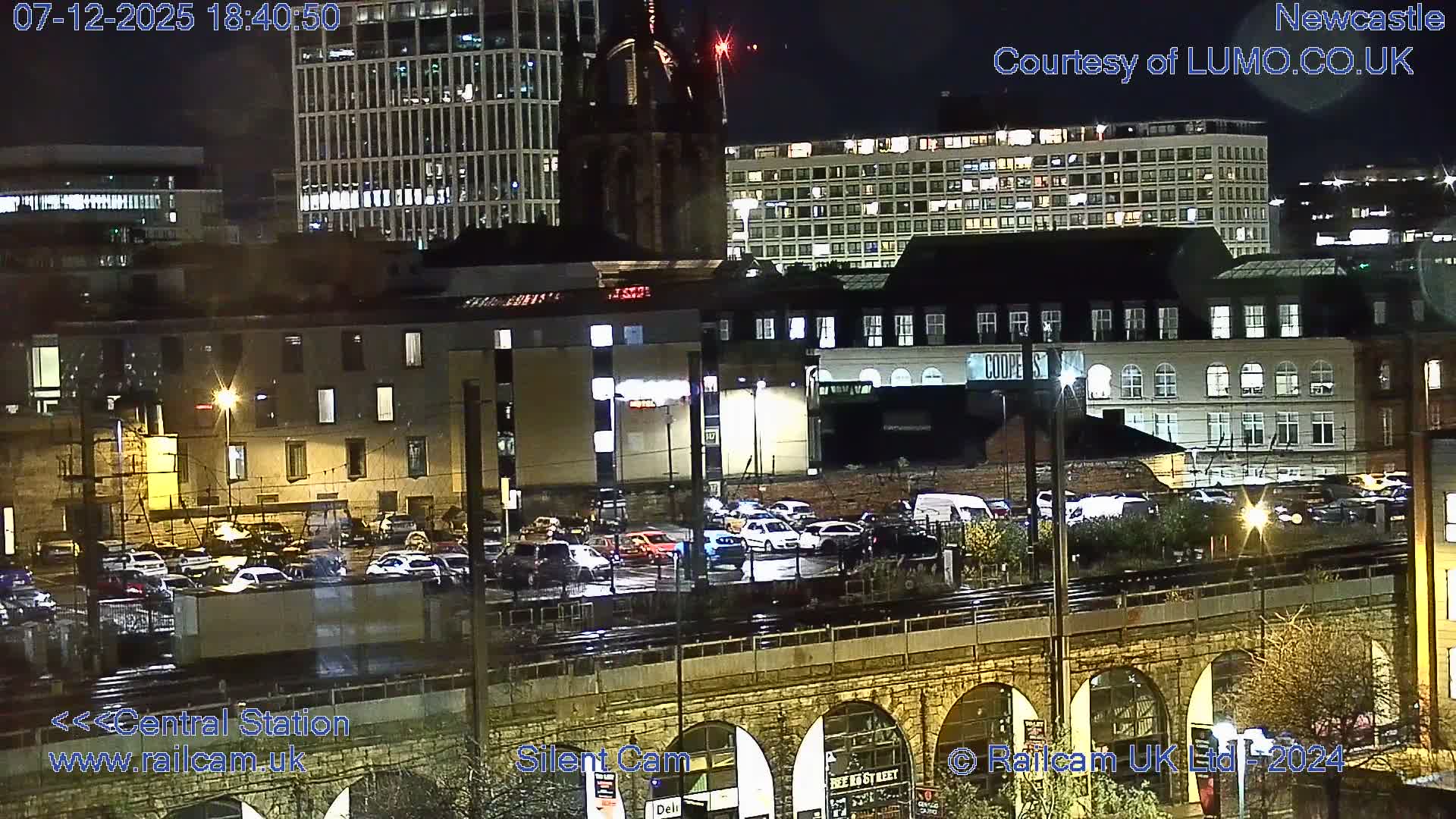 Newcastle upon Tyne Central Station Northeast Approach & Center Live Cam - Tyne and Wear, North East, England, United Kingdom