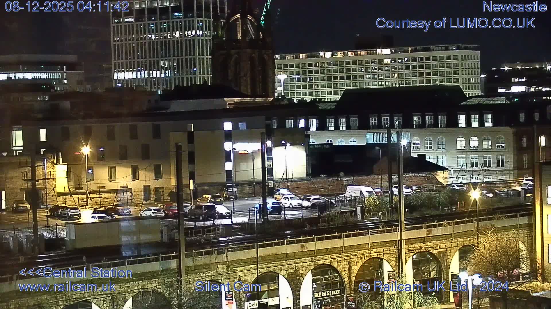Newcastle upon Tyne Central Station Northeast Approach & Center Live Cam - Tyne and Wear, North East, England, United Kingdom