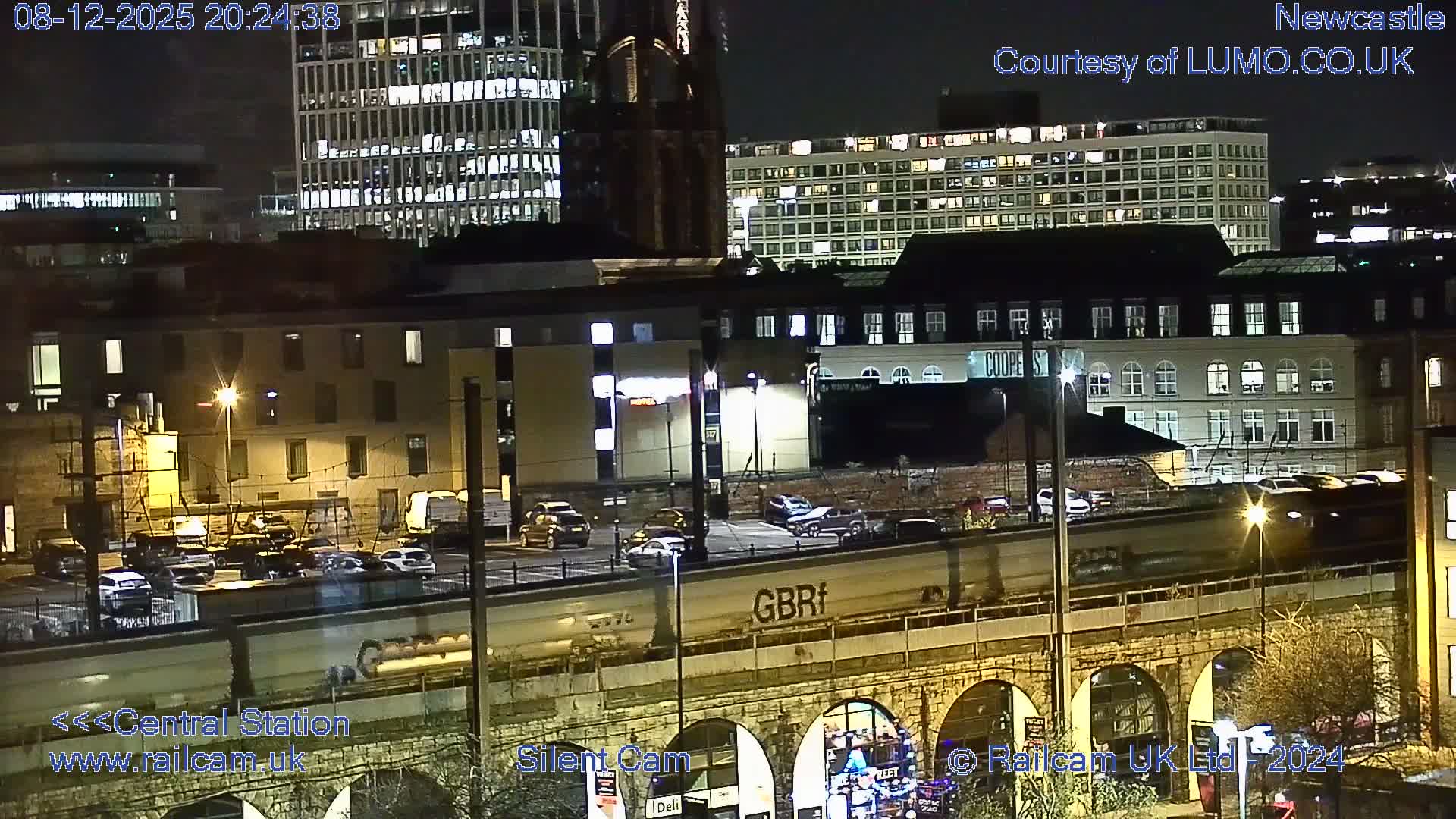 Newcastle upon Tyne Central Station Northeast Approach & Center Live Cam - Tyne and Wear, North East, England, United Kingdom
