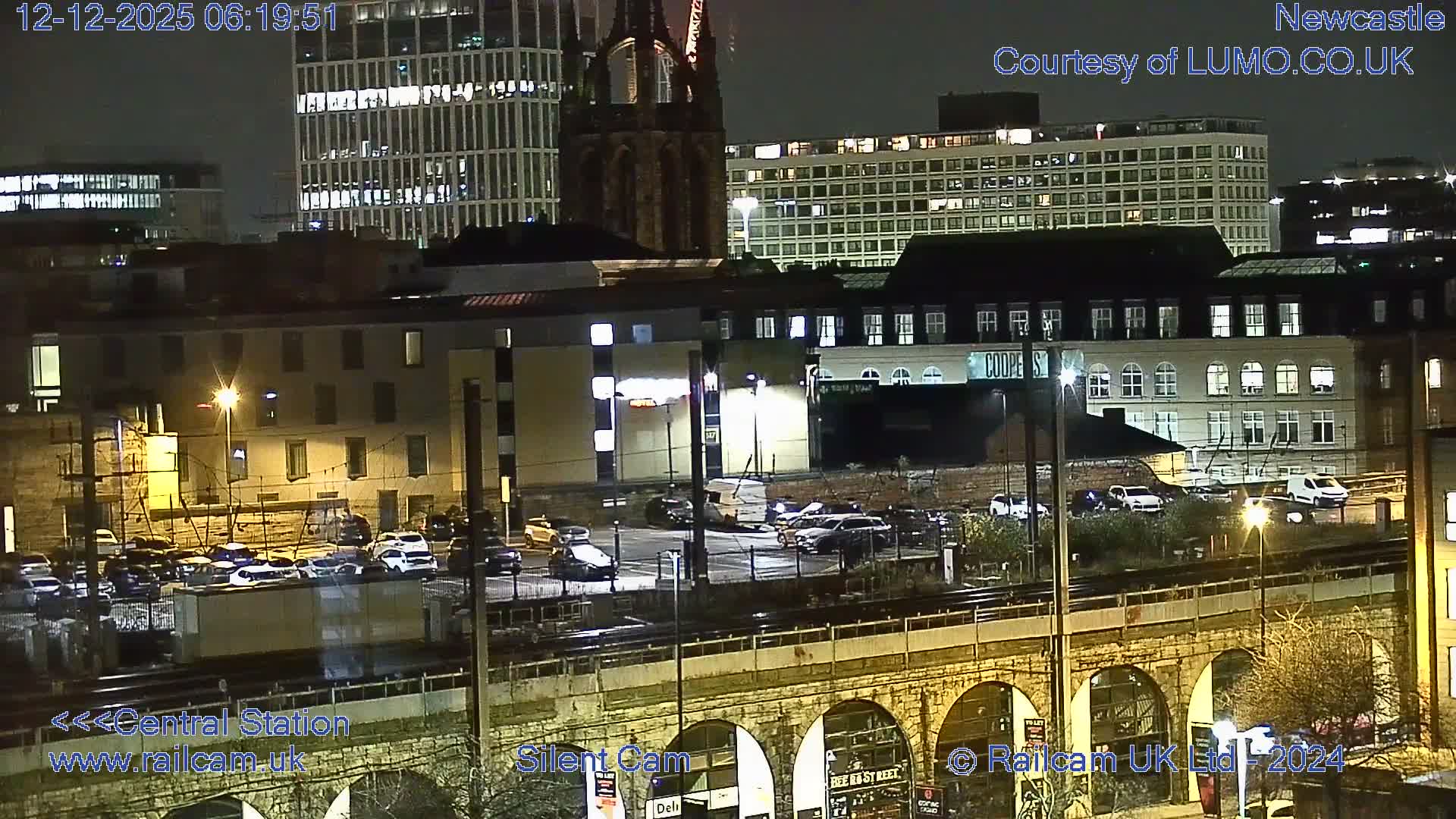 Newcastle upon Tyne Central Station Northeast Approach & Center Live Cam - Tyne and Wear, North East, England, United Kingdom