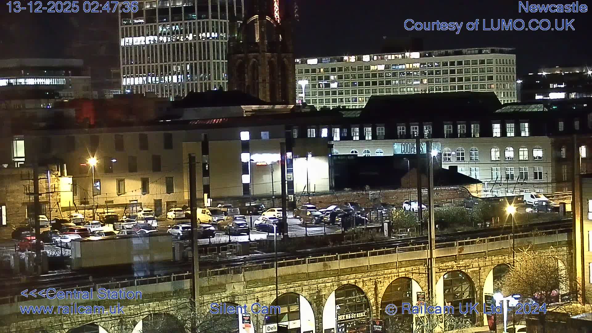 Newcastle upon Tyne Central Station Northeast Approach & Center Live Cam - Tyne and Wear, North East, England, United Kingdom