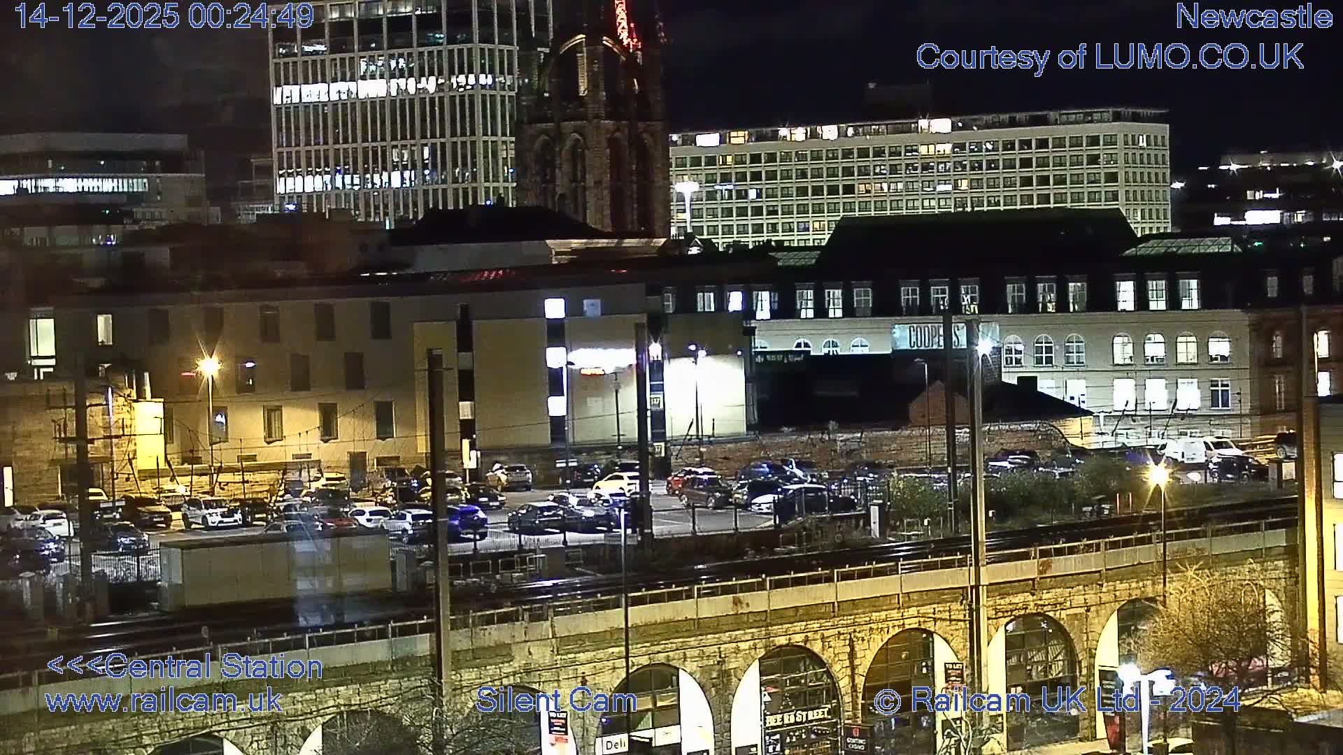 Newcastle upon Tyne Central Station Northeast Approach & Center Live Cam - Tyne and Wear, North East, England, United Kingdom