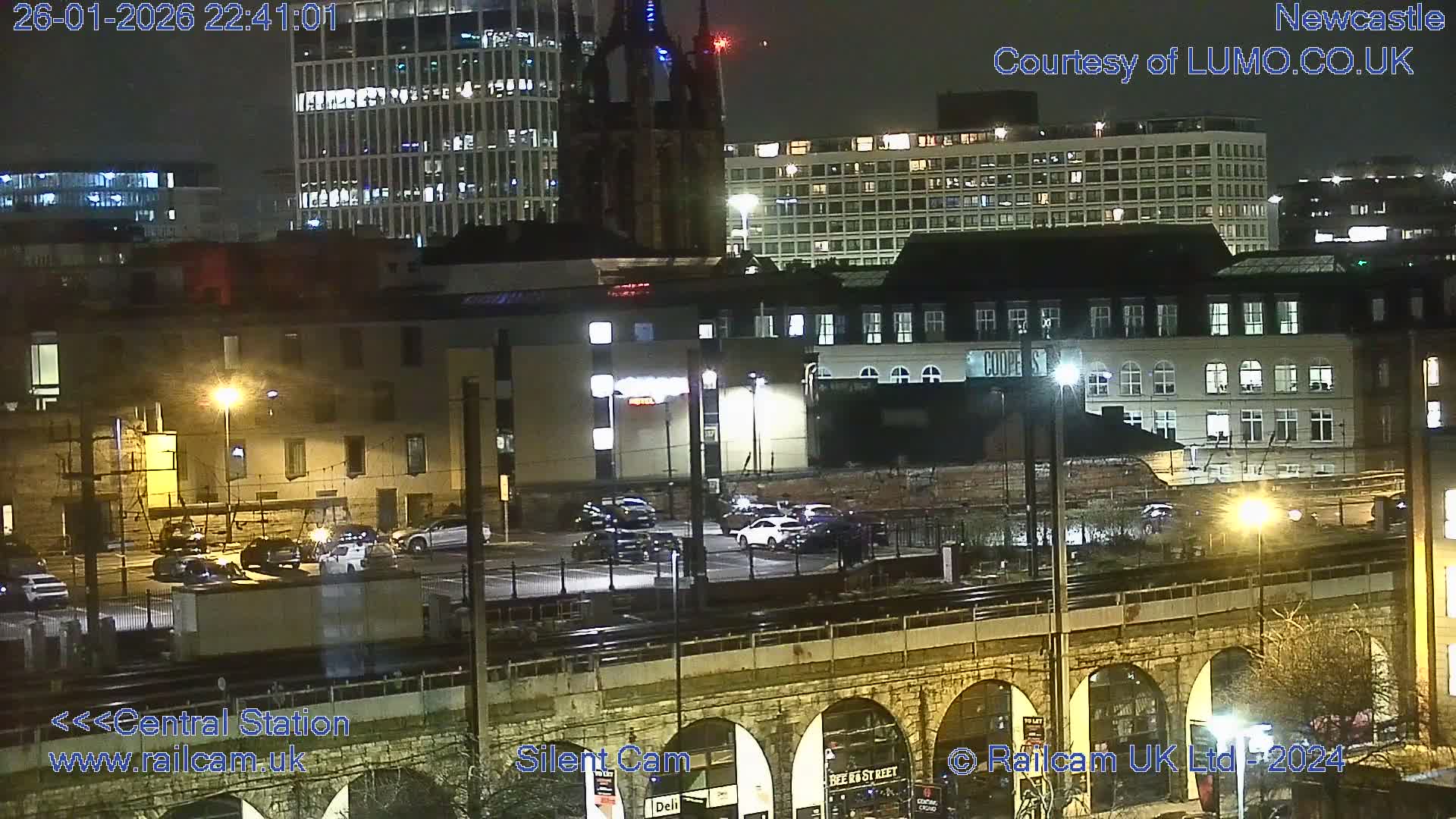 Newcastle upon Tyne Central Station Northeast Approach & Center Live Cam - Tyne and Wear, North East, England, United Kingdom