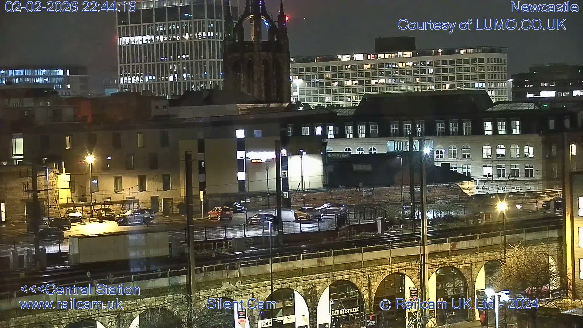 Newcastle upon Tyne Central Station Northeast Approach & Center Live Cam - Tyne and Wear, North East, England, United Kingdom