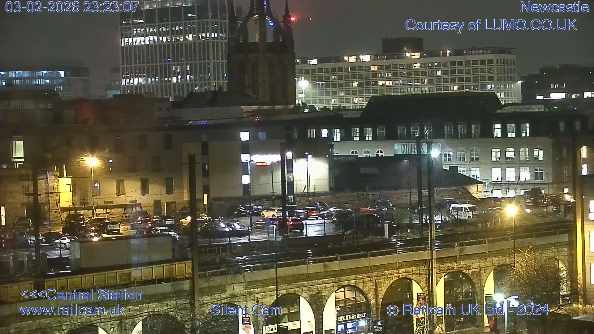 Newcastle upon Tyne Central Station Northeast Approach & Center Live Cam - Tyne and Wear, North East, England, United Kingdom