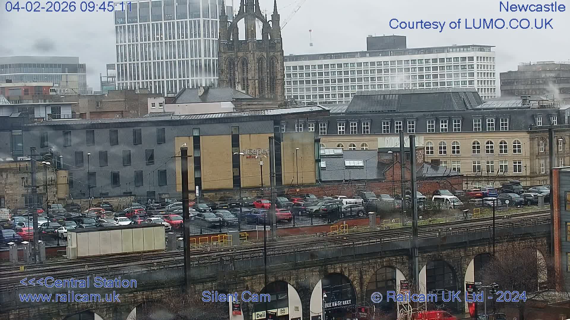 Newcastle upon Tyne Central Station Northeast Approach & Center Live Cam - Tyne and Wear, North East, England, United Kingdom