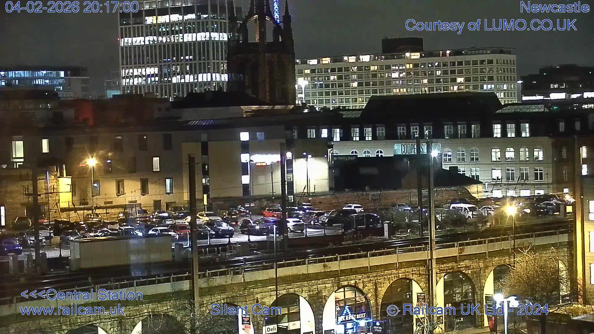 Newcastle upon Tyne Central Station Northeast Approach & Center Live Cam - Tyne and Wear, North East, England, United Kingdom