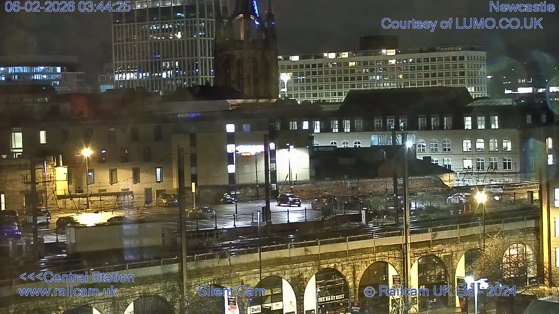 Newcastle upon Tyne Central Station Northeast Approach & Center Live Cam - Tyne and Wear, North East, England, United Kingdom