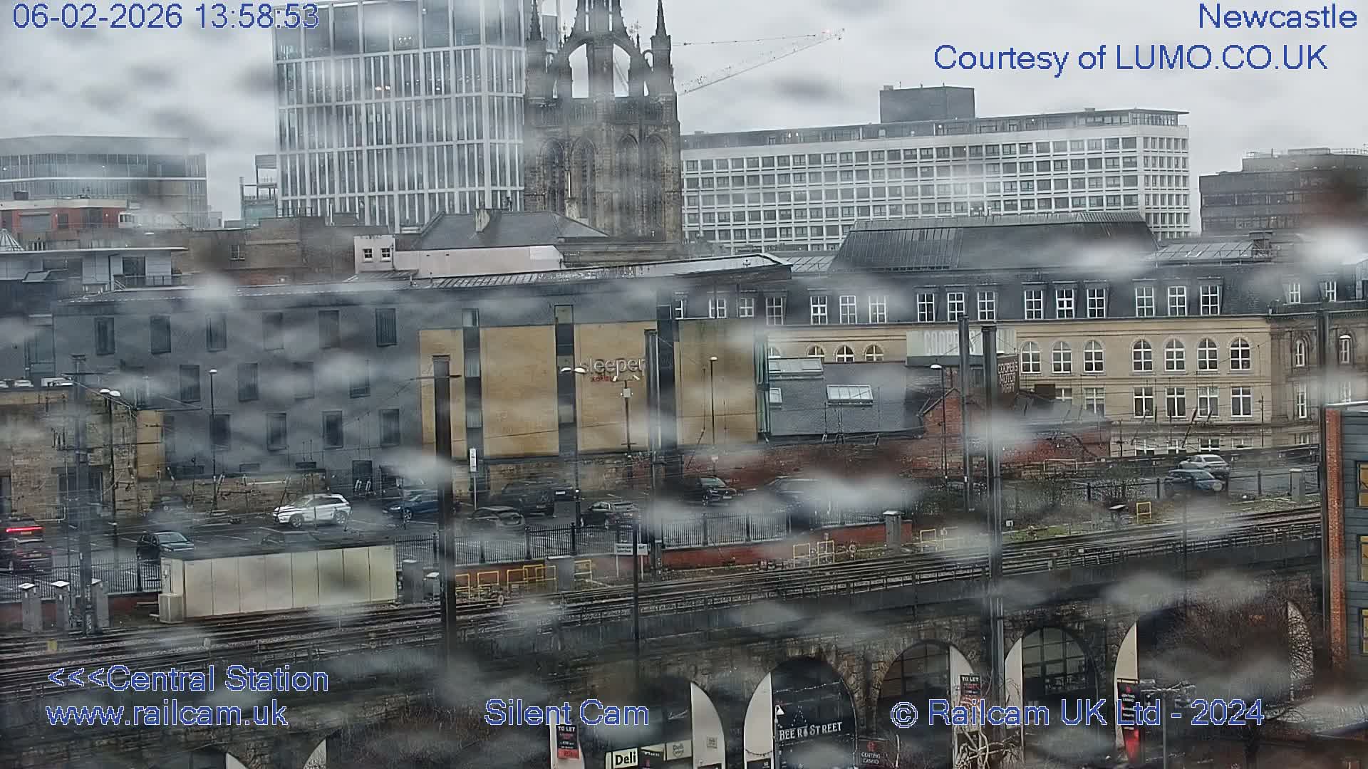 Newcastle upon Tyne Central Station Northeast Approach & Center Live Cam - Tyne and Wear, North East, England, United Kingdom