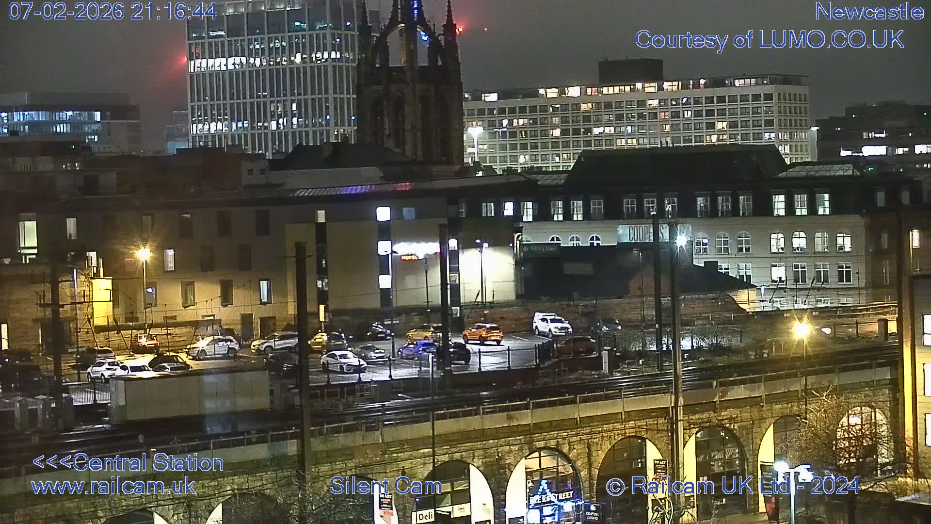 Newcastle upon Tyne Central Station Northeast Approach & Center Live Cam - Tyne and Wear, North East, England, United Kingdom