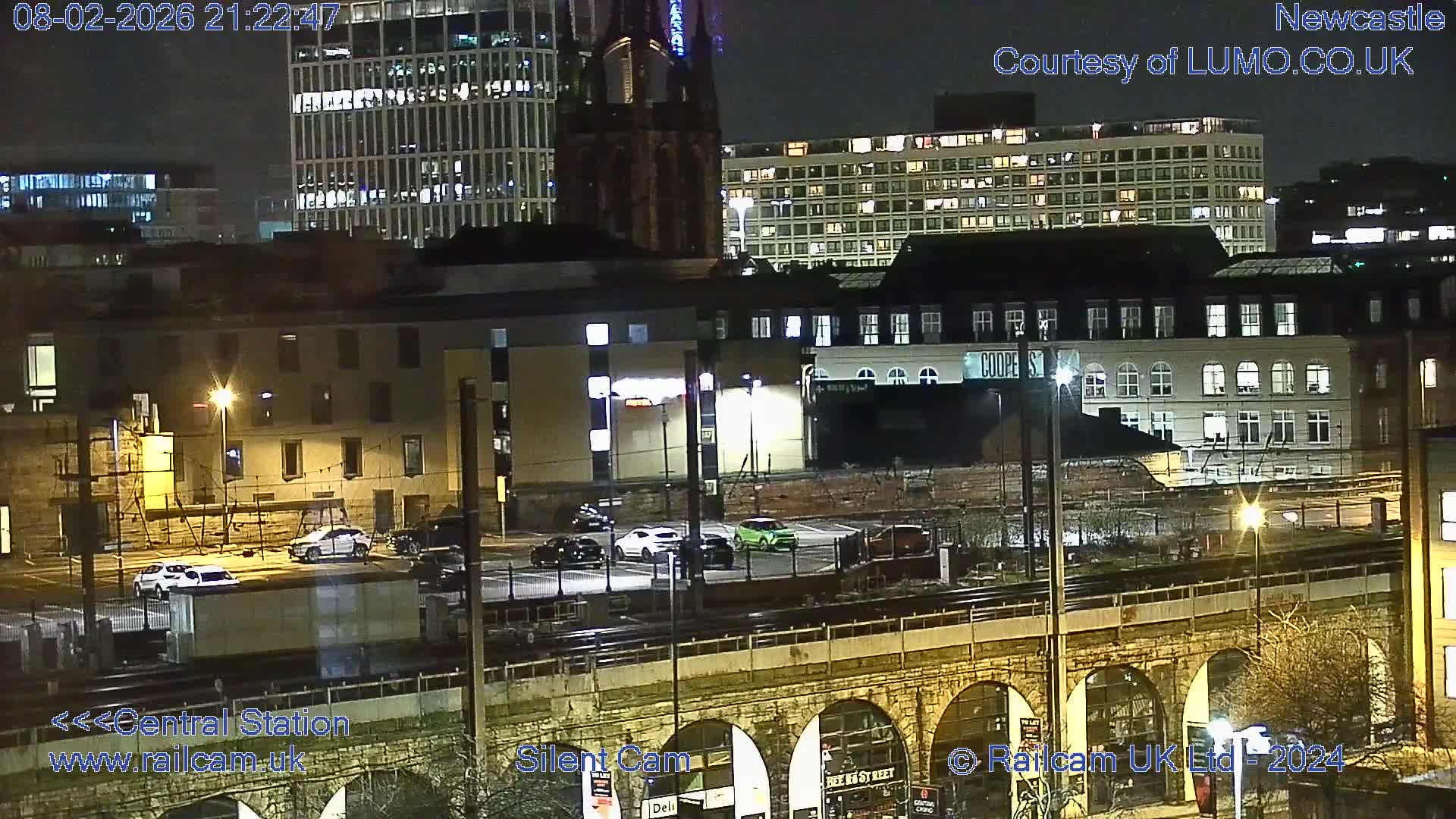 Newcastle upon Tyne Central Station Northeast Approach & Center Live Cam - Tyne and Wear, North East, England, United Kingdom