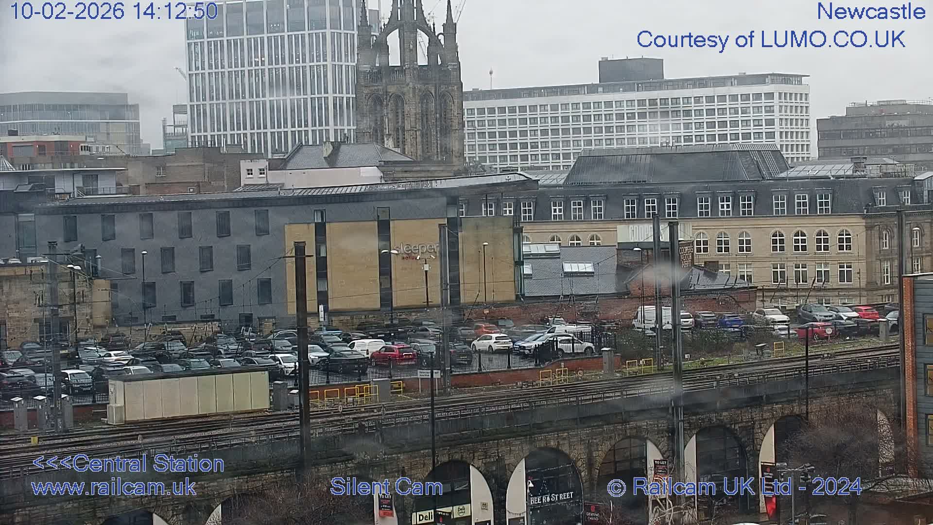 Newcastle upon Tyne Central Station Northeast Approach & Center Live Cam - Tyne and Wear, North East, England, United Kingdom