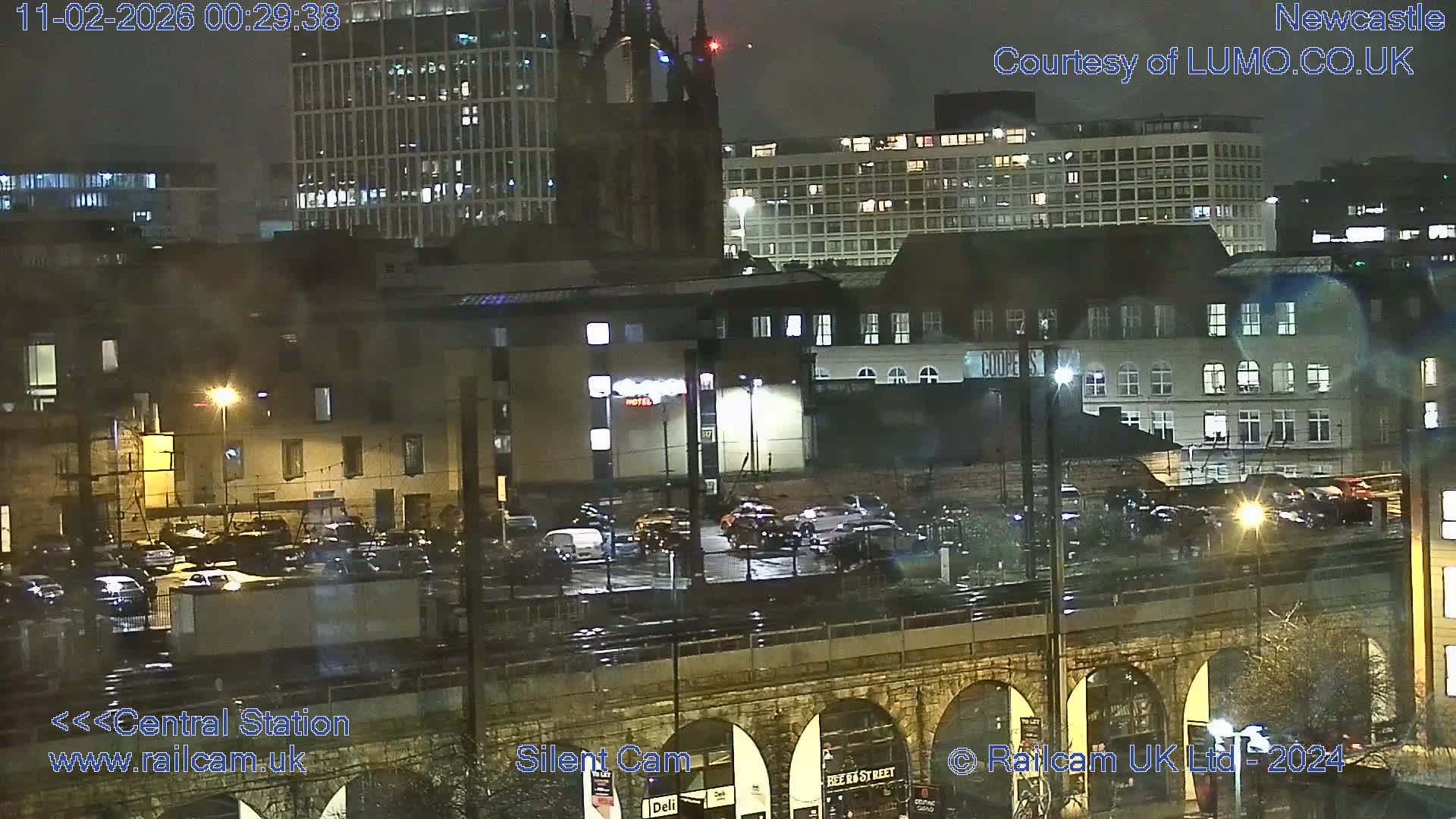 Newcastle upon Tyne Central Station Northeast Approach & Center Live Cam - Tyne and Wear, North East, England, United Kingdom