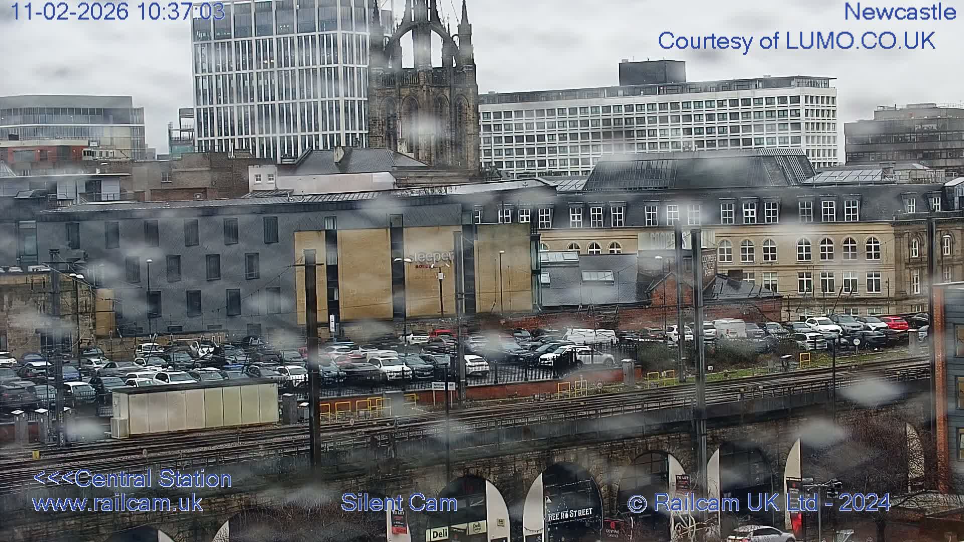 Newcastle upon Tyne Central Station Northeast Approach & Center Live Cam - Tyne and Wear, North East, England, United Kingdom