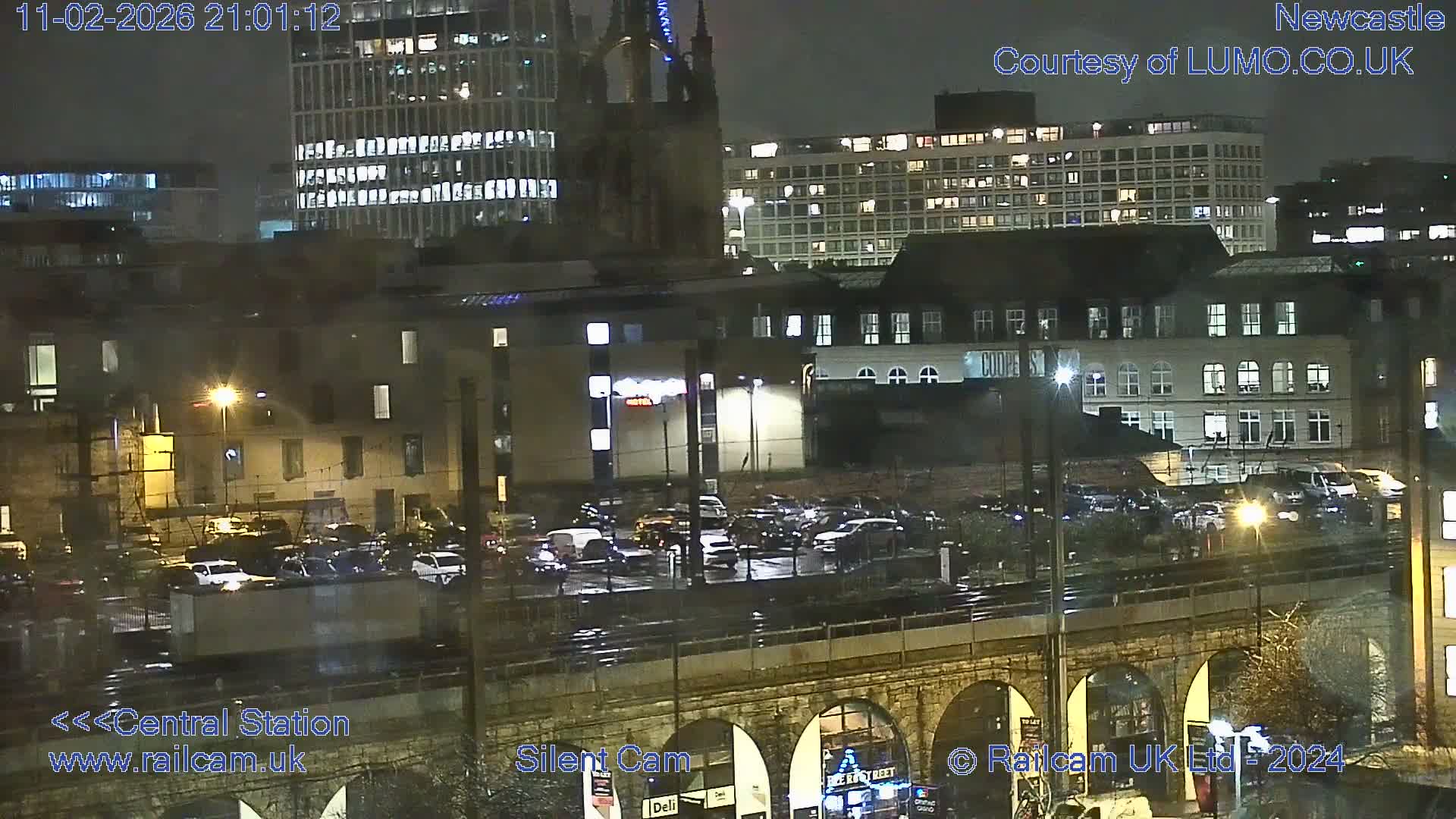Newcastle upon Tyne Central Station Northeast Approach & Center Live Cam - Tyne and Wear, North East, England, United Kingdom