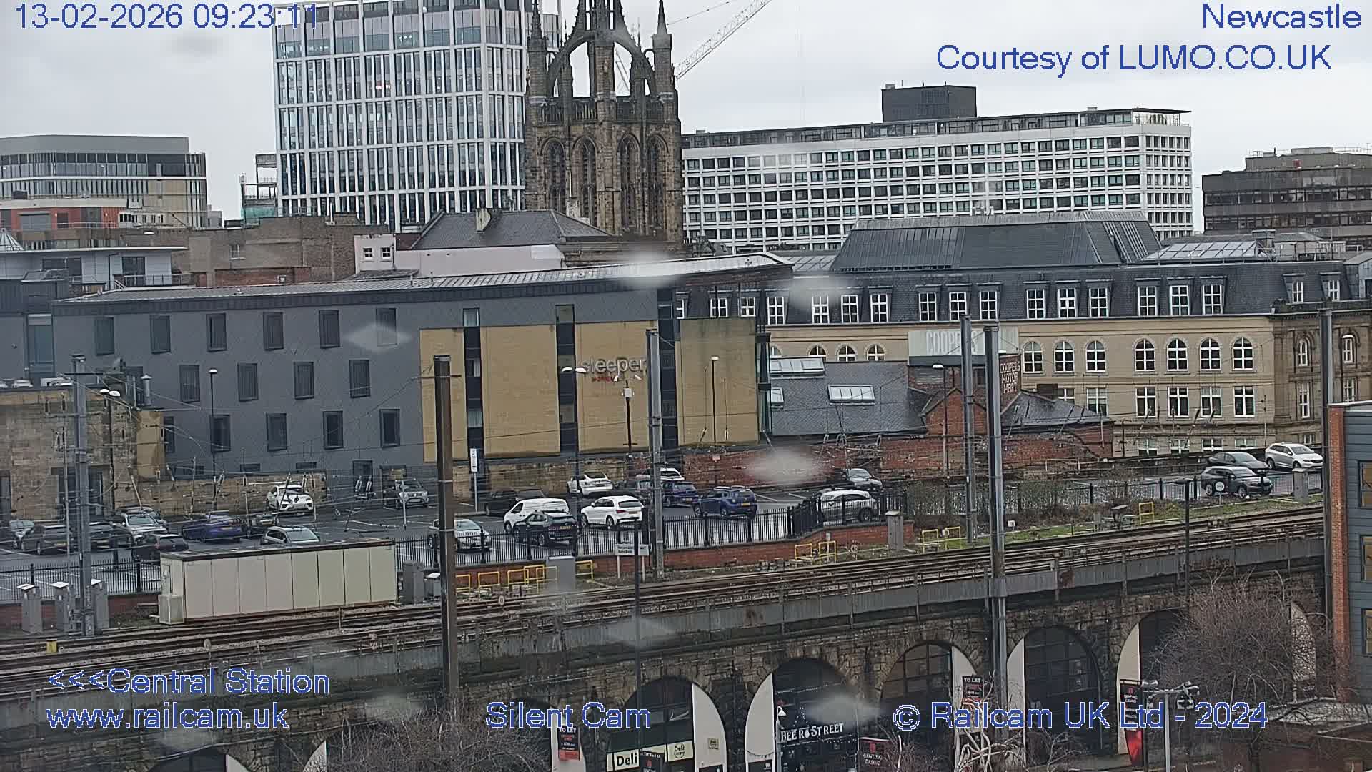 Newcastle upon Tyne Central Station Northeast Approach & Center Live Cam - Tyne and Wear, North East, England, United Kingdom