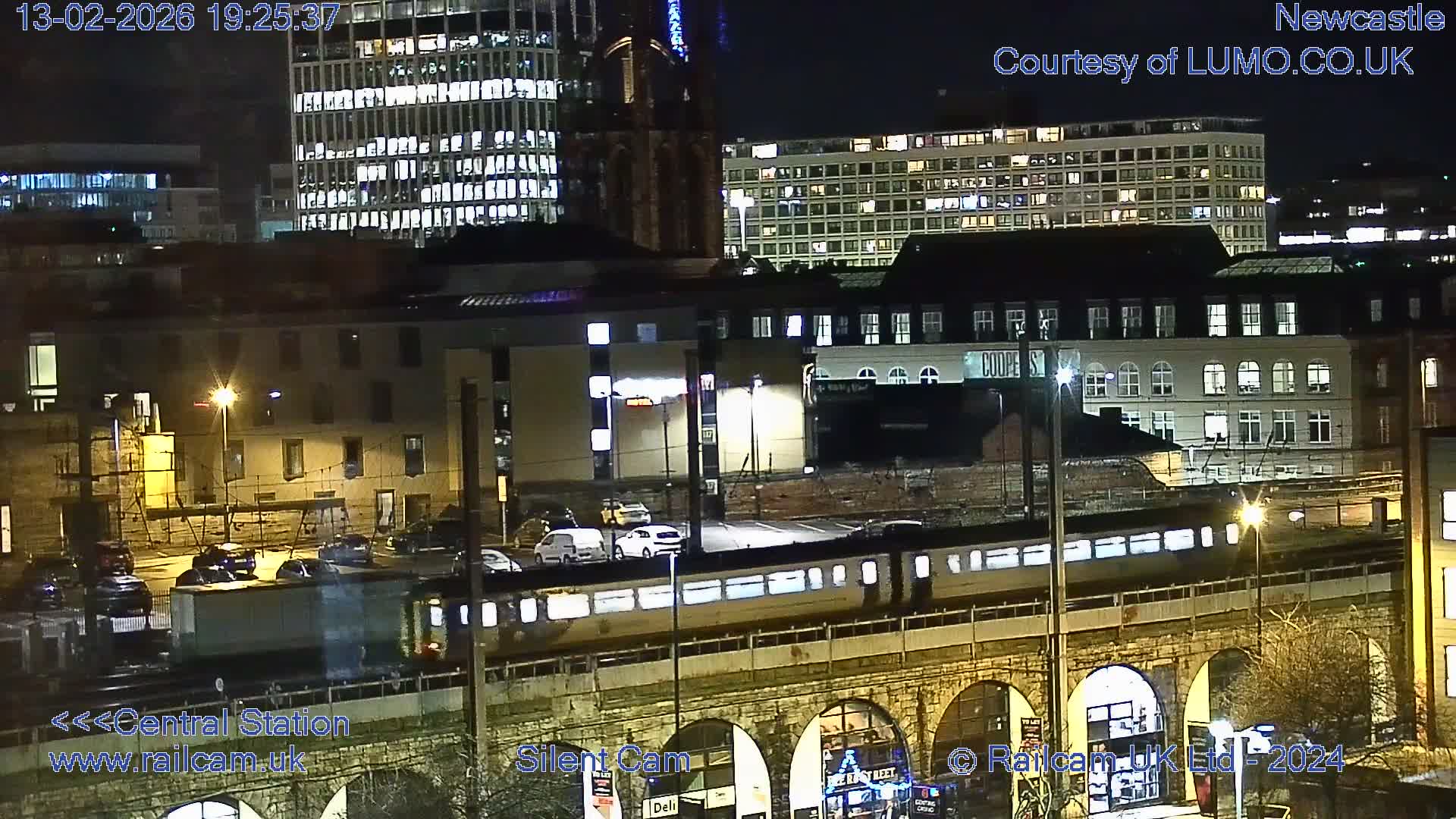Newcastle upon Tyne Central Station Northeast Approach & Center Live Cam - Tyne and Wear, North East, England, United Kingdom