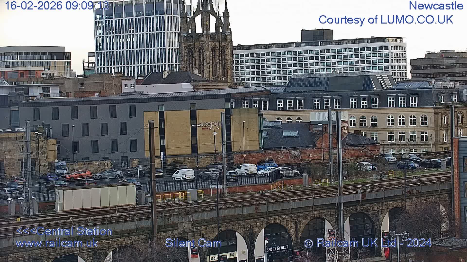 Newcastle upon Tyne Central Station Northeast Approach & Center Live Cam - Tyne and Wear, North East, England, United Kingdom