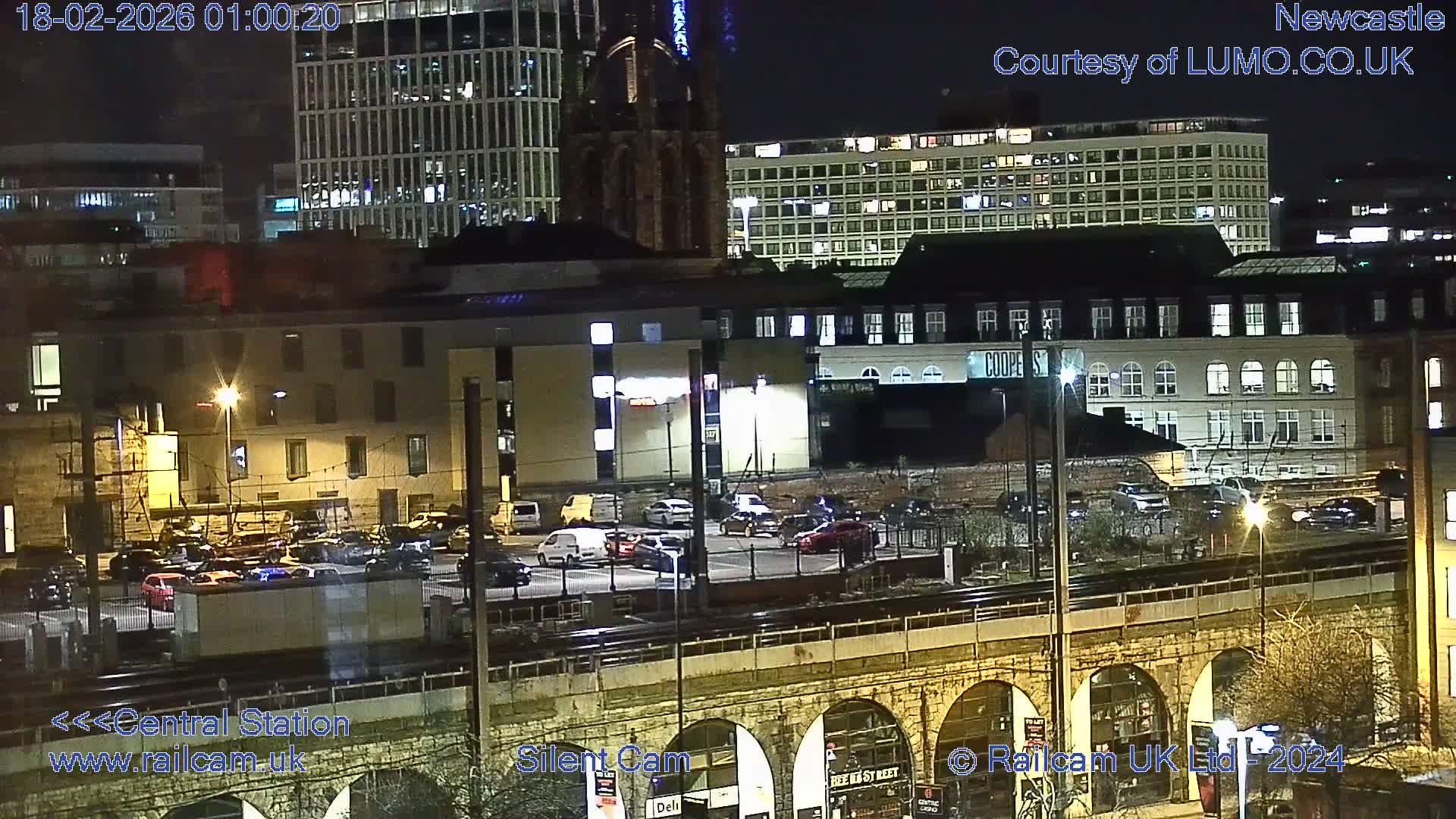 Newcastle upon Tyne Central Station Northeast Approach & Center Live Cam - Tyne and Wear, North East, England, United Kingdom