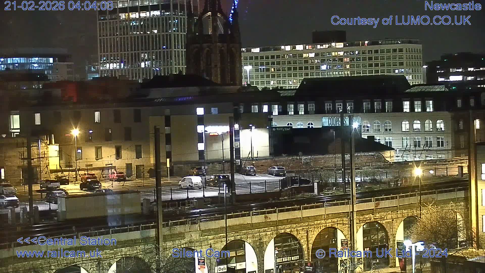 Newcastle upon Tyne Central Station Northeast Approach & Center Live Cam - Tyne and Wear, North East, England, United Kingdom