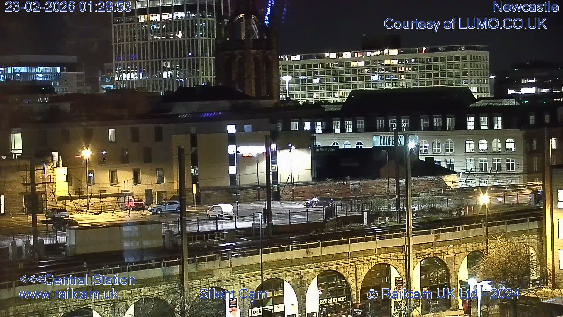 Newcastle upon Tyne Central Station Northeast Approach & Center Live Cam - Tyne and Wear, North East, England, United Kingdom