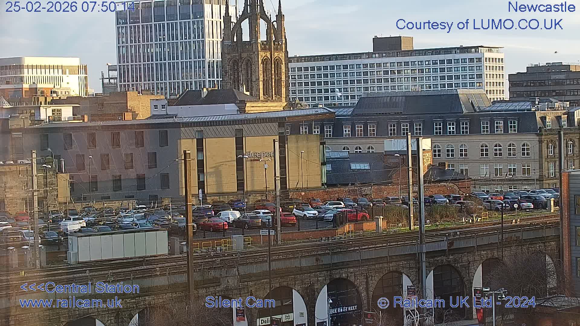 Newcastle upon Tyne Central Station Northeast Approach & Center Live Cam - Tyne and Wear, North East, England, United Kingdom