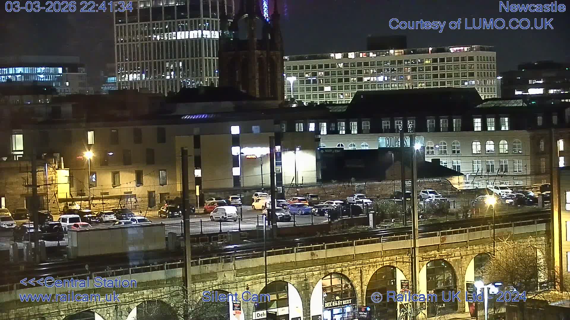 Newcastle upon Tyne Central Station Northeast Approach & Center Live Cam - Tyne and Wear, North East, England, United Kingdom