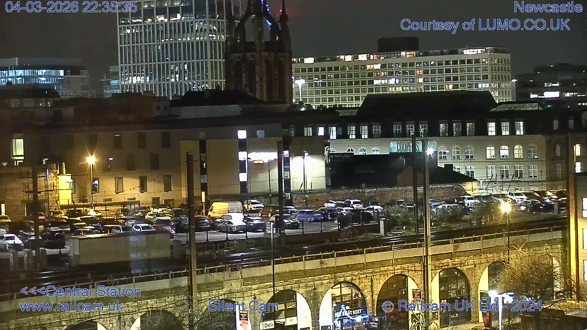 Newcastle upon Tyne Central Station Northeast Approach & Center Live Cam - Tyne and Wear, North East, England, United Kingdom