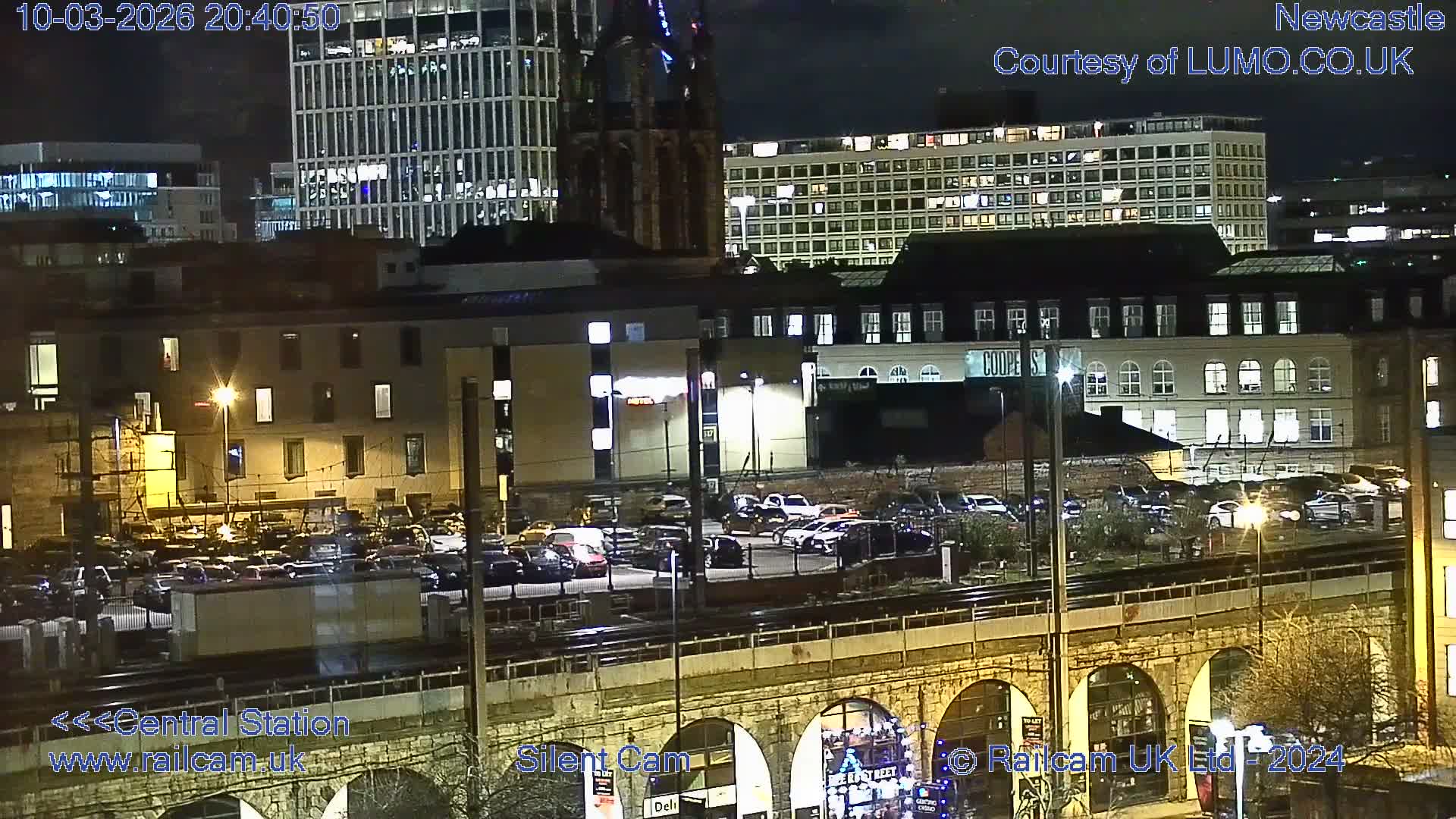 Newcastle upon Tyne Central Station Northeast Approach & Center Live Cam - Tyne and Wear, North East, England, United Kingdom