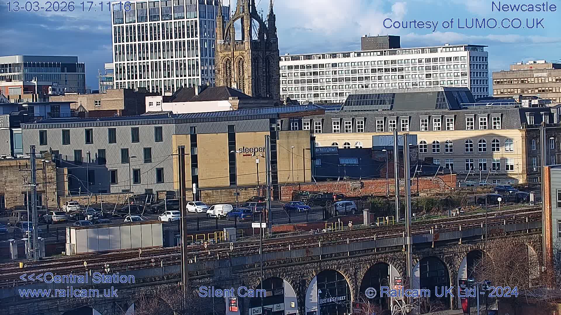 Newcastle upon Tyne Central Station Northeast Approach & Center Live Cam - Tyne and Wear, North East, England, United Kingdom