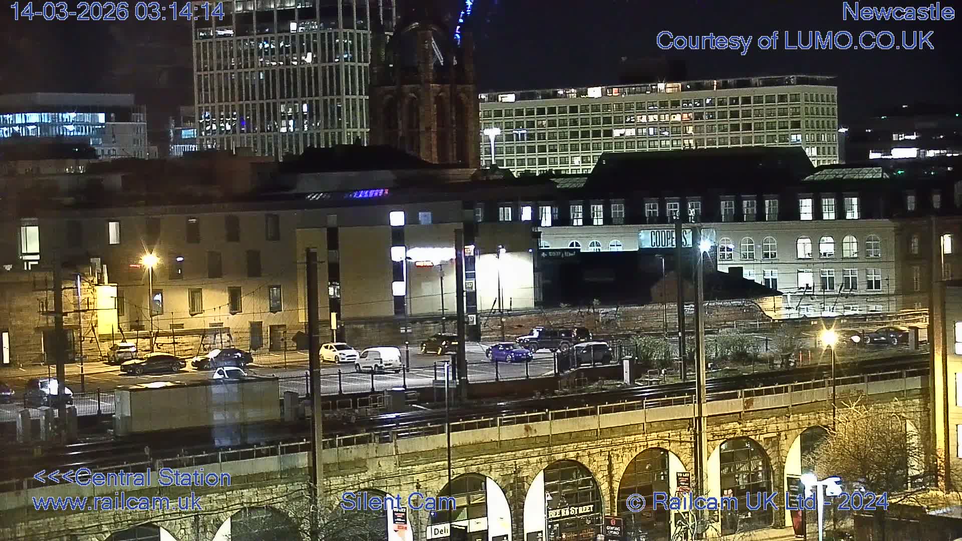 Newcastle upon Tyne Central Station Northeast Approach & Center Live Cam - Tyne and Wear, North East, England, United Kingdom