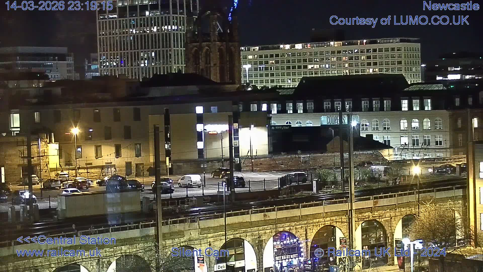 Newcastle upon Tyne Central Station Northeast Approach & Center Live Cam - Tyne and Wear, North East, England, United Kingdom