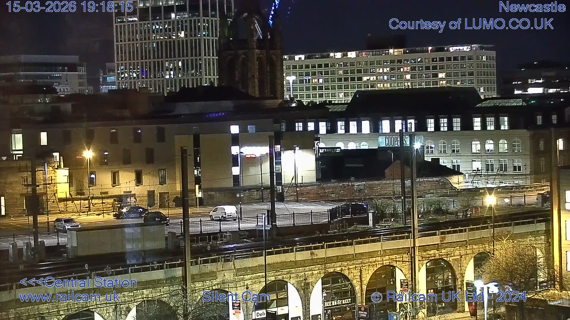 Newcastle upon Tyne Central Station Northeast Approach & Center Live Cam - Tyne and Wear, North East, England, United Kingdom