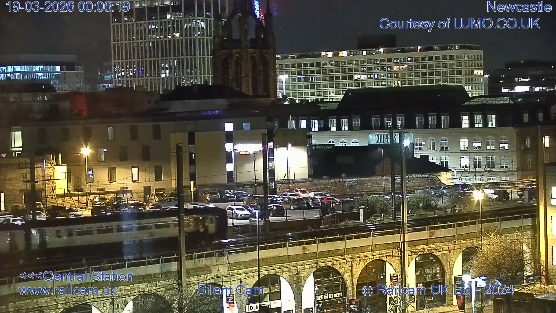 Newcastle upon Tyne Central Station Northeast Approach & Center Live Cam - Tyne and Wear, North East, England, United Kingdom