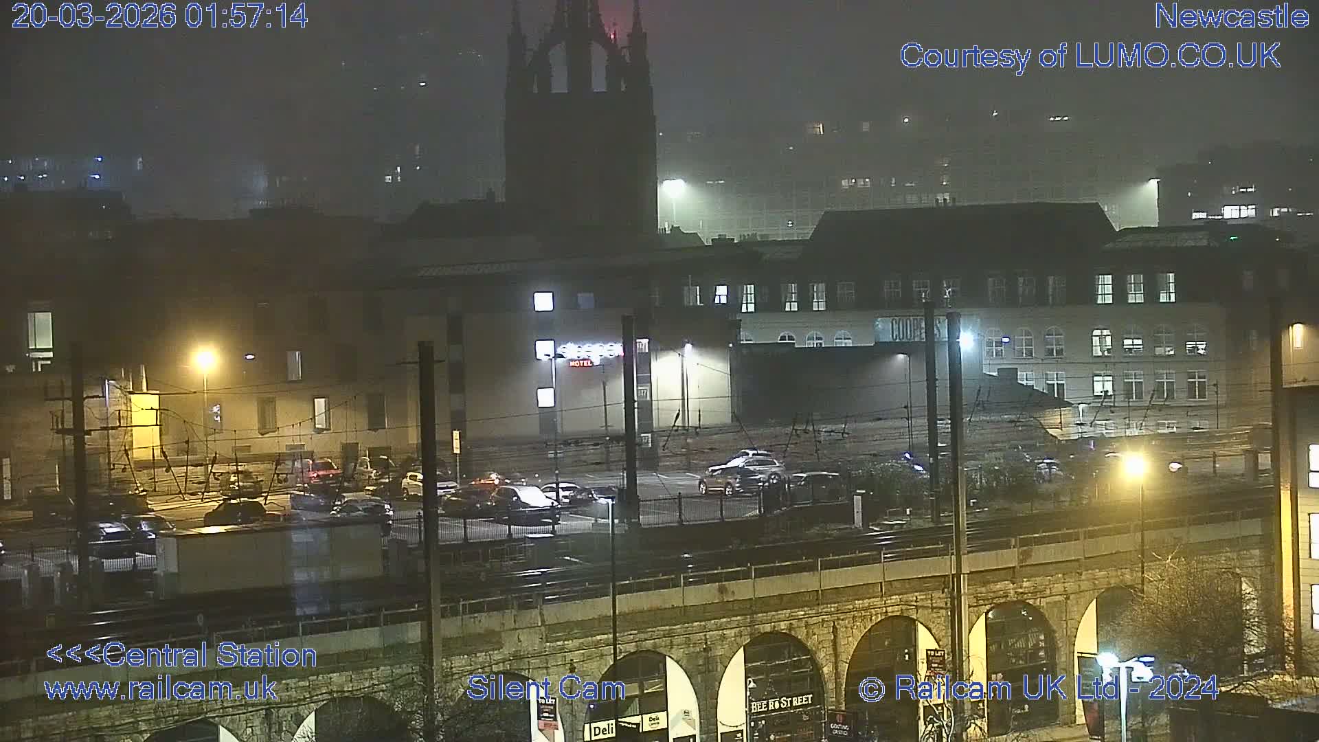 Newcastle upon Tyne Central Station Northeast Approach & Center Live Cam - Tyne and Wear, North East, England, United Kingdom