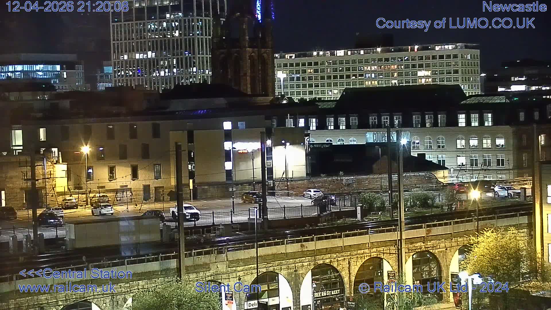 Newcastle upon Tyne Central Station Northeast Approach & Center Live Cam - Tyne and Wear, North East, England, United Kingdom
