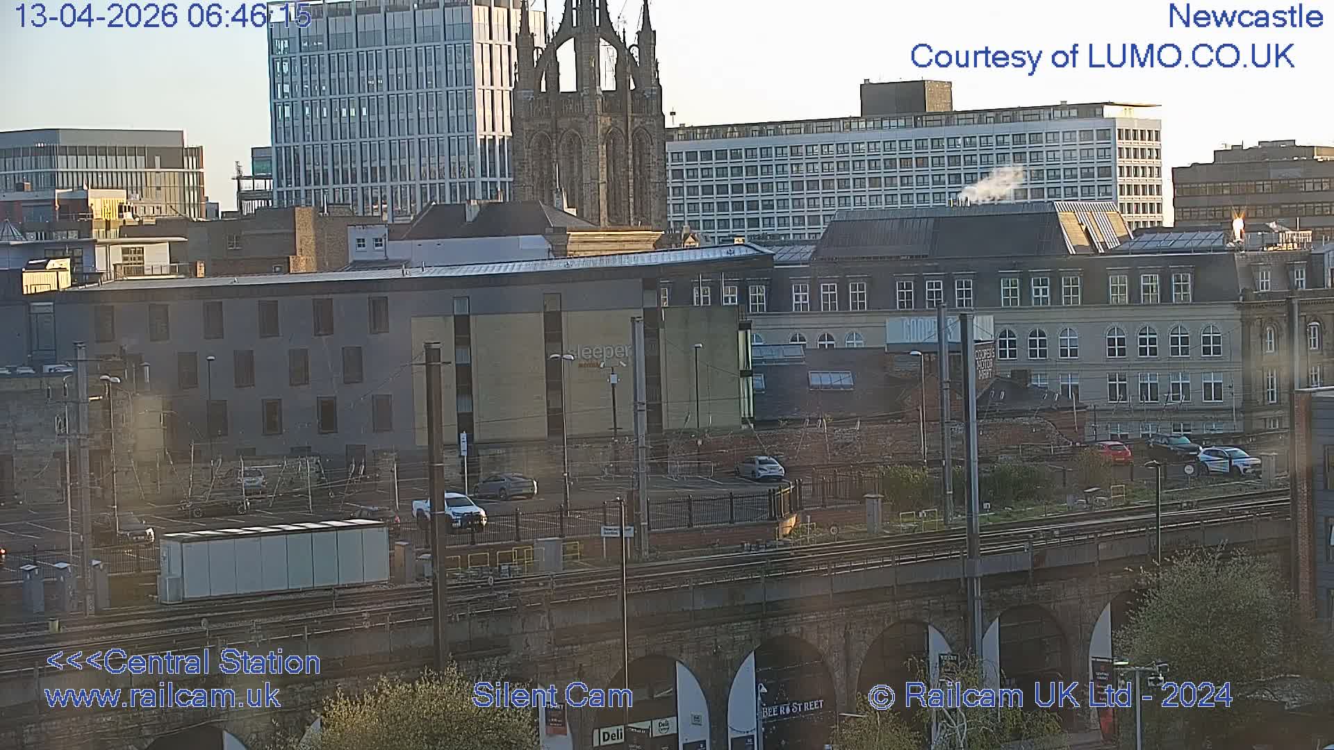 Newcastle upon Tyne Central Station Northeast Approach & Center Live Cam - Tyne and Wear, North East, England, United Kingdom