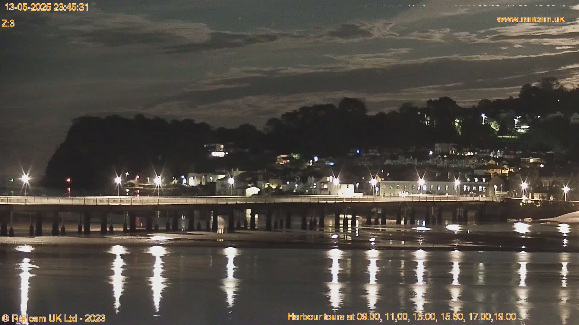 Teignmouth Harbour , Teign River & Shalton Village Live Cam - Teignbridge, Devon, South West, England, United Kingdom