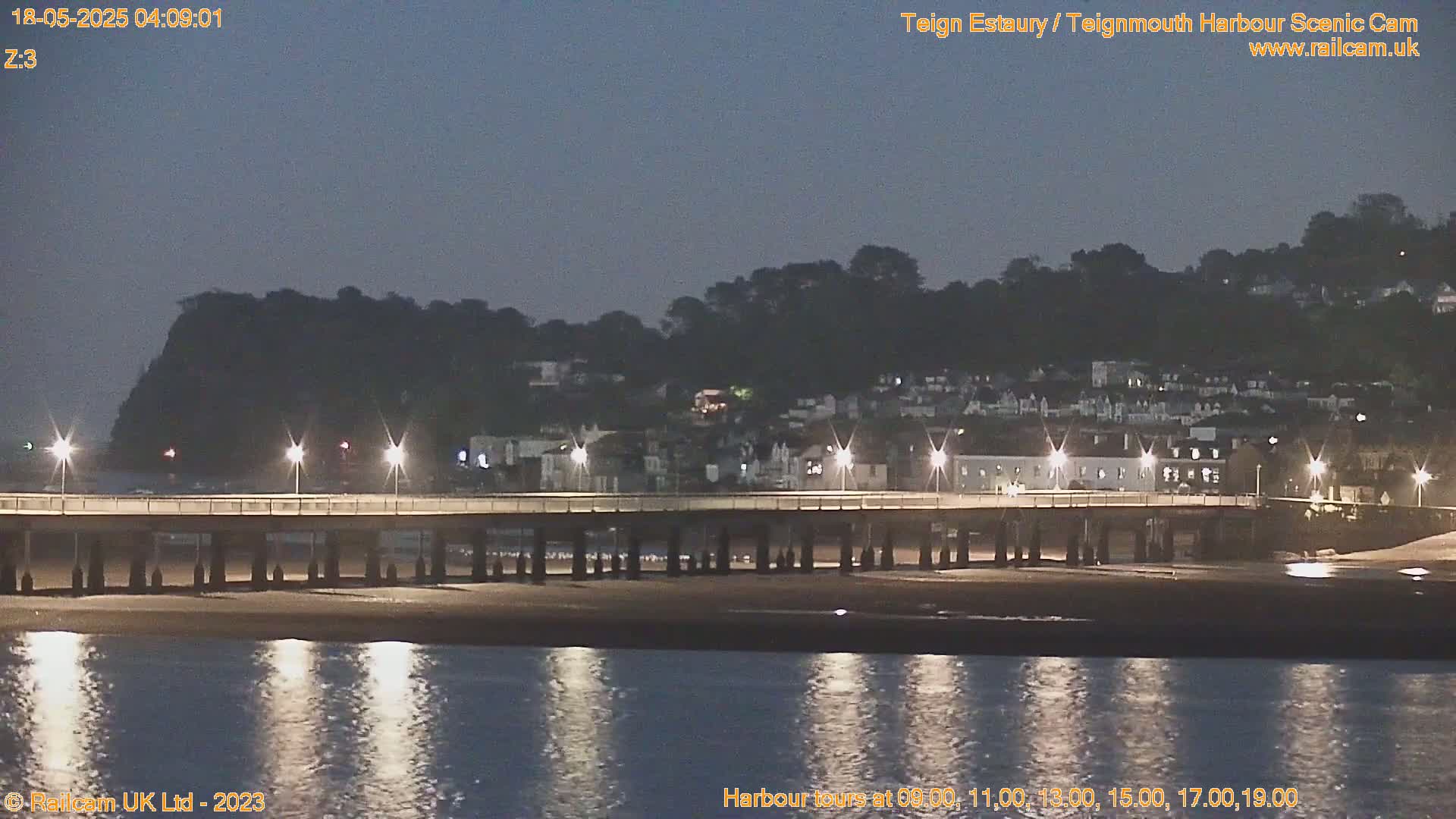 Teignmouth Harbour , Teign River & Shalton Village Live Cam - Teignbridge, Devon, South West, England, United Kingdom