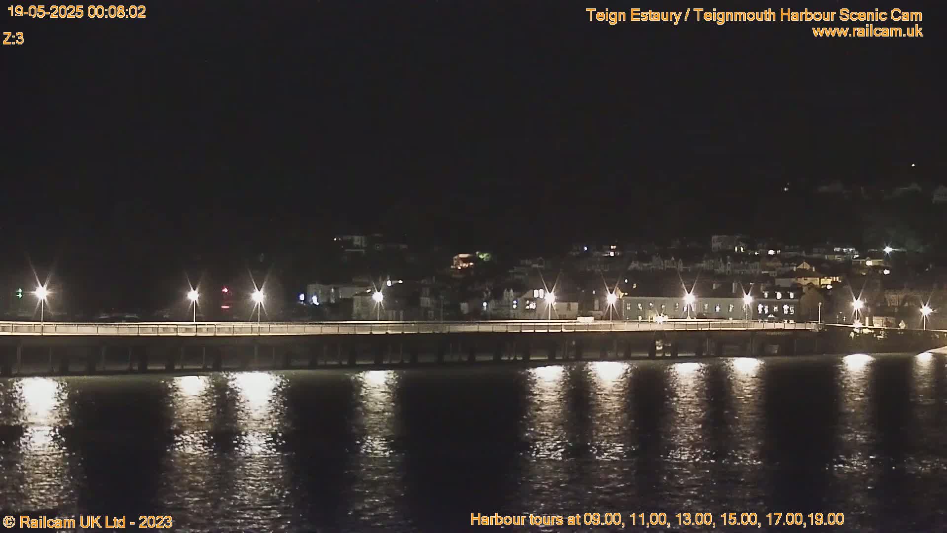 Teignmouth Harbour , Teign River & Shalton Village Live Cam - Teignbridge, Devon, South West, England, United Kingdom