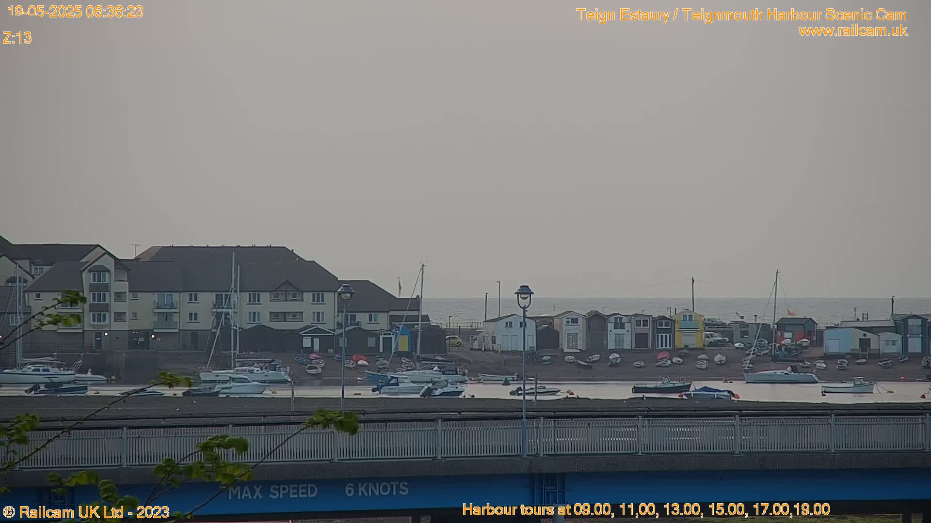 Teignmouth Harbour , Teign River & Shalton Village Live Cam - Teignbridge, Devon, South West, England, United Kingdom