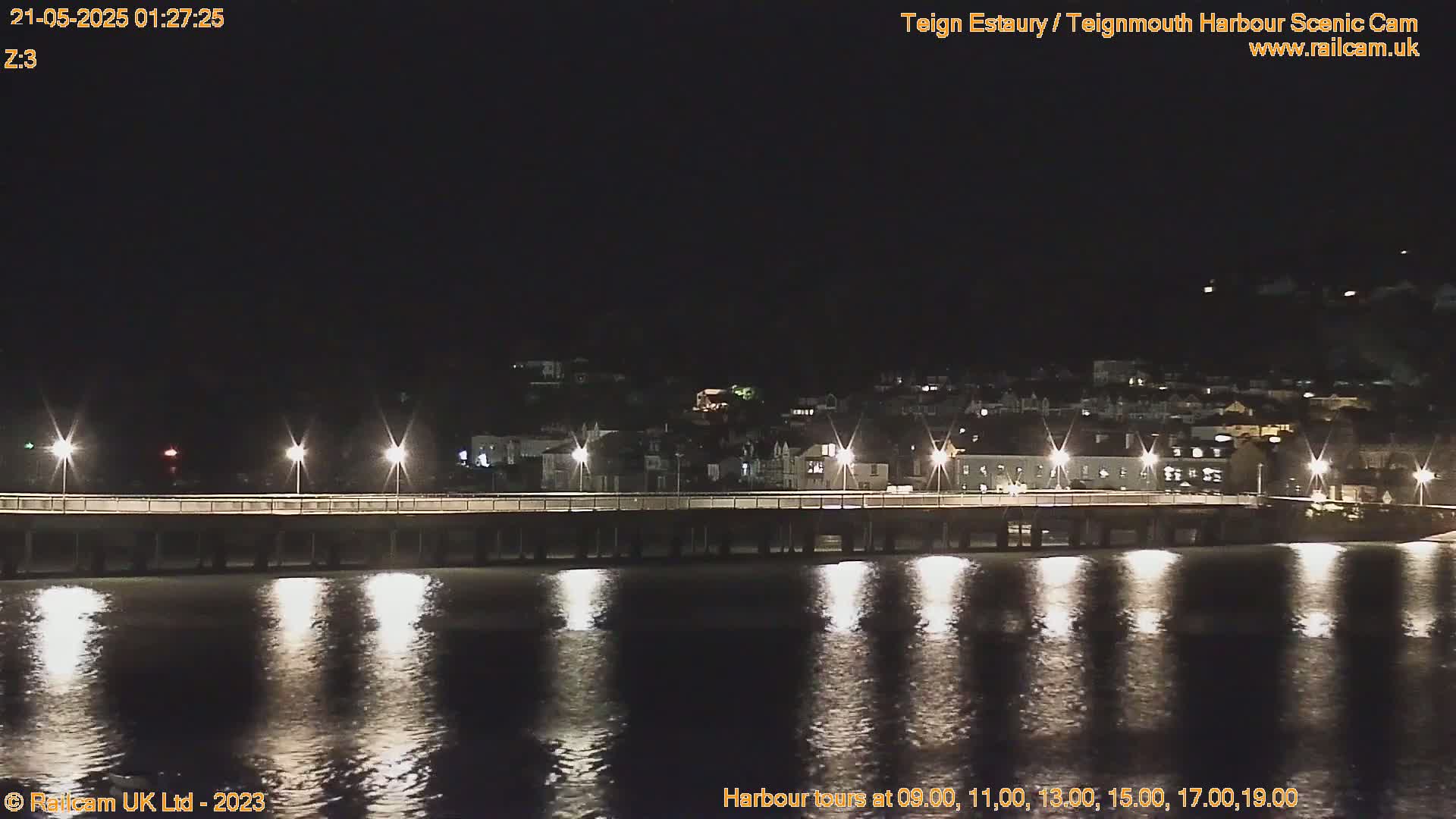 Teignmouth Harbour , Teign River & Shalton Village Live Cam - Teignbridge, Devon, South West, England, United Kingdom