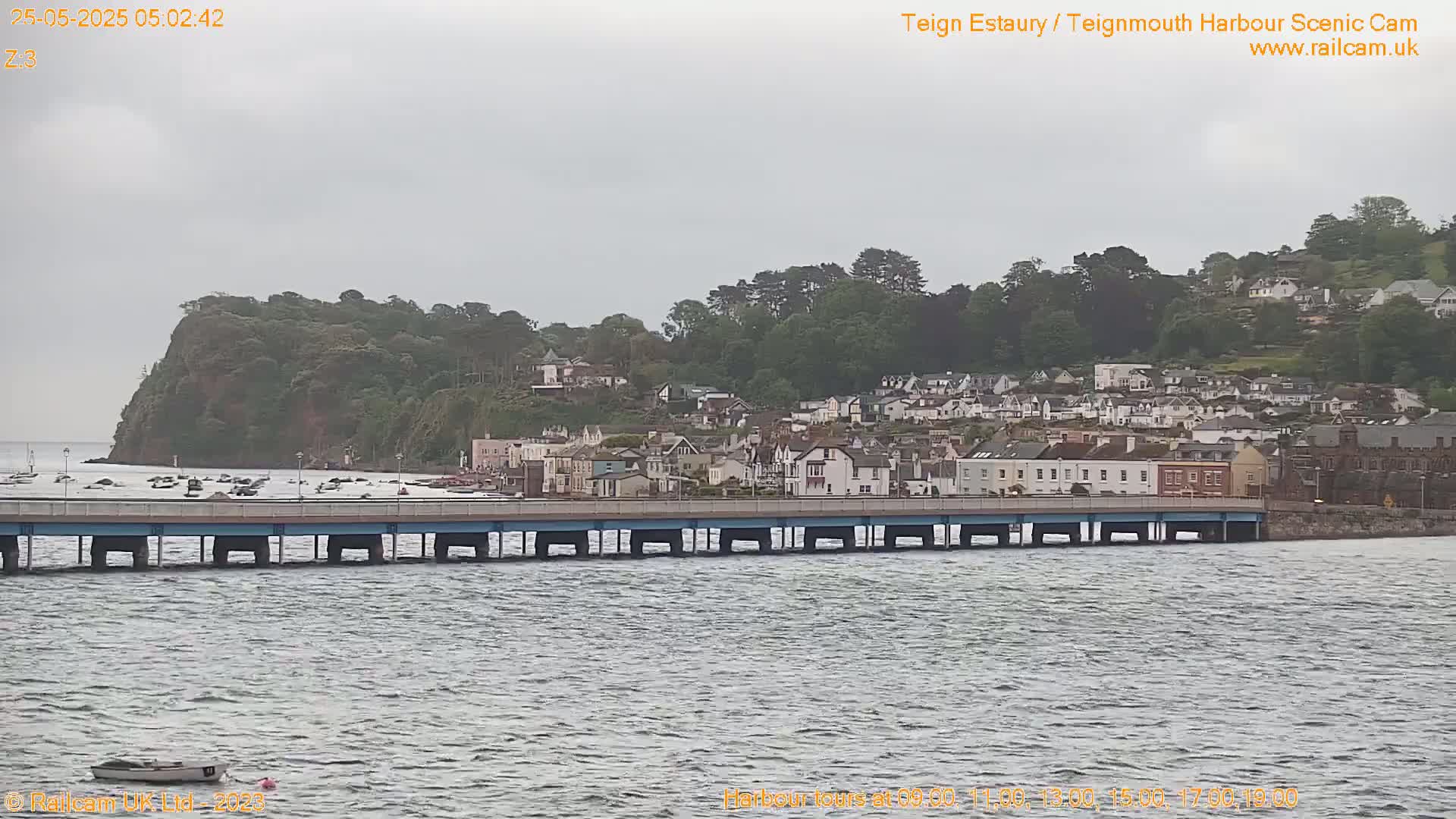 Teignmouth Harbour , Teign River & Shalton Village Live Cam - Teignbridge, Devon, South West, England, United Kingdom